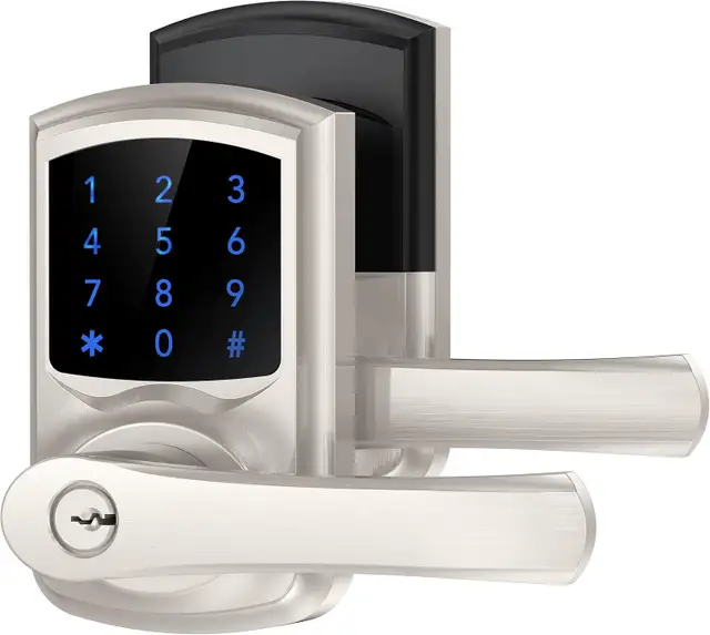 Brand New Satin Nickel Keyless Entry Door Locks For Sale
