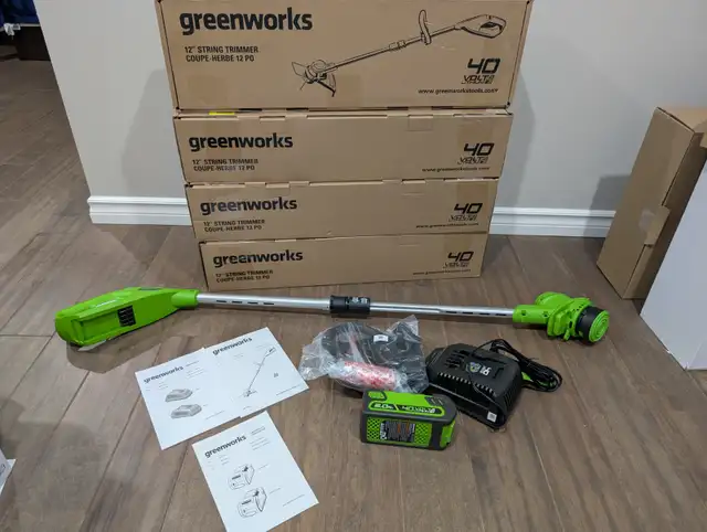 Brand New Greenworks 40V String Trimmer For Sale - Photo 3