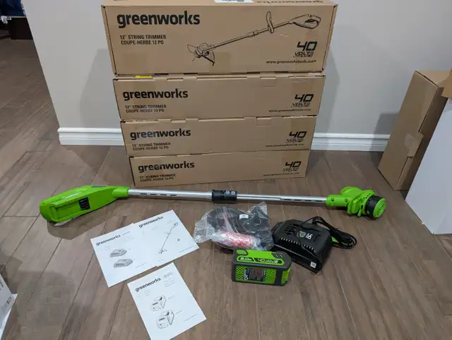 Brand New Greenworks 40V String Trimmer For Sale - Photo 4