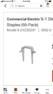 s1 metal staples