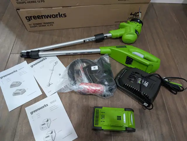Brand New Greenworks 40V String Trimmer For Sale - Photo 6