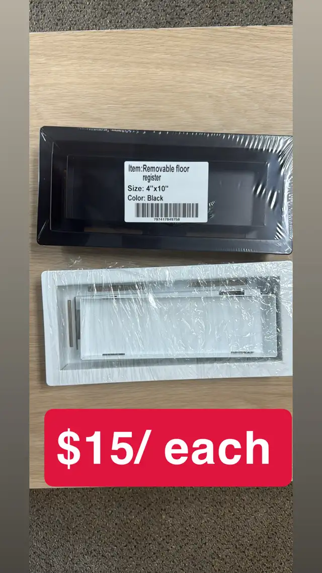 4x10 & 3x10  metal air vent $15/ea