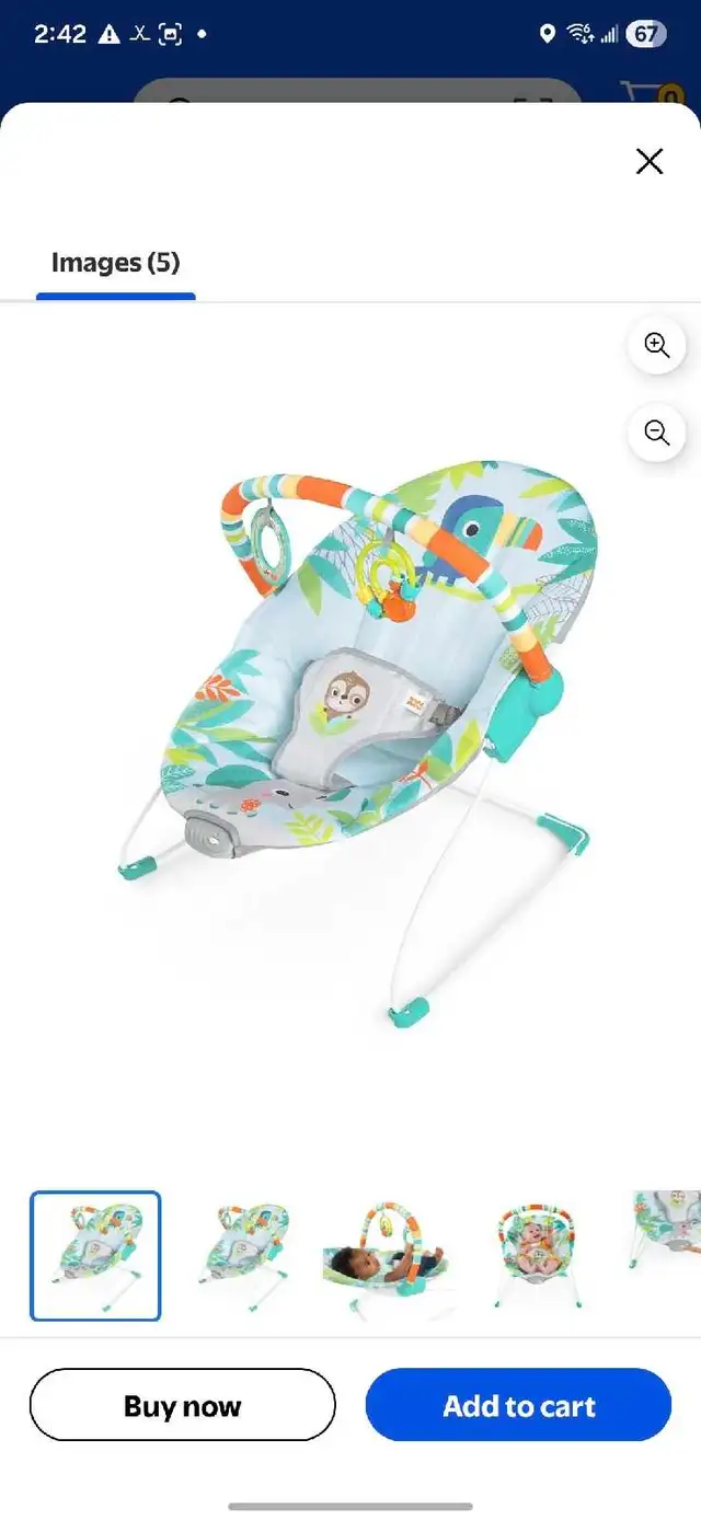 child's rocking seat.