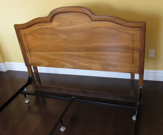 Queen Bed Frame Headboard and Boxspring - Photo 4