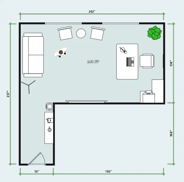 Bright Private Office | Burlington | 300 SF | $600 - Photo 3