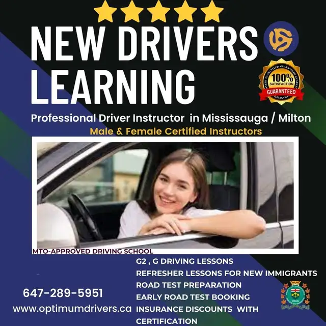Join us and become a skilled driver in no time(G2-G) Lesson