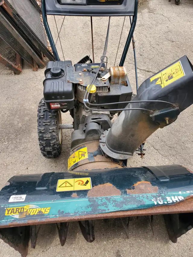 TWO LARGE SNOW BLOWERS  $125.00 FOR BOTH