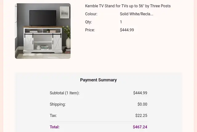 Tv Console with barn doors - Photo 5