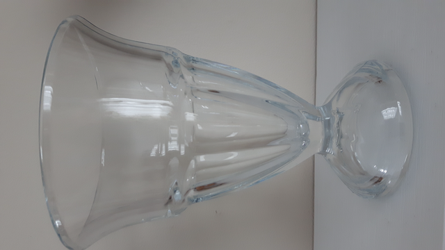 BELLE GRANDE COUPE NEUVE À SUNDAE EN VERRE ÉPAIS 6'HAUT: $10.00 - Photo 2