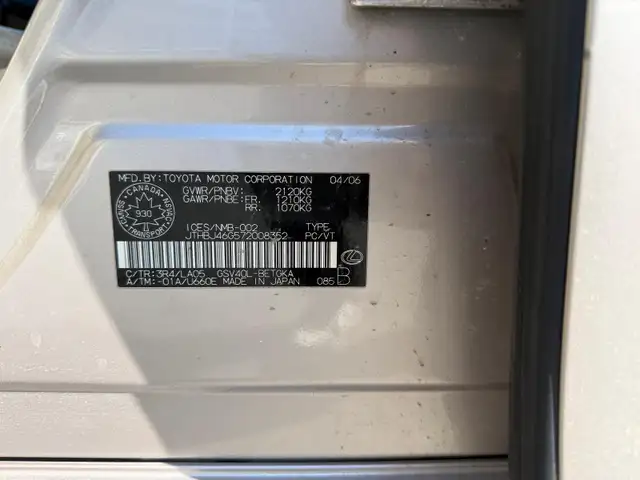 2007 Lexus ES 350 sunroof, leather, clean carfax, no accident! - Photo 11