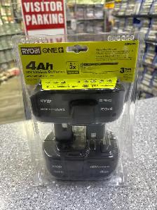 Ryobi PBP2005 18V 4AH 2 Battery Combo New