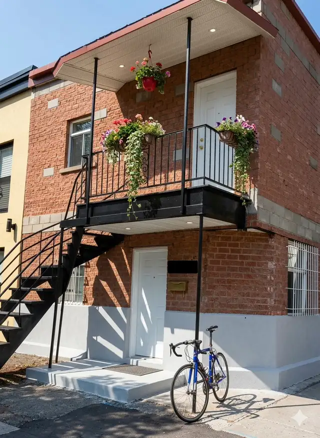 Spacieux 4 1/2 – 2 CAC, Stationnement Privé et Grande Cour