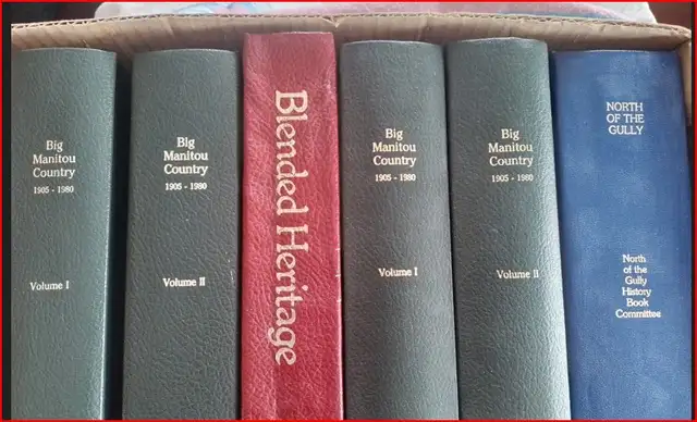 Saskatchewan History Books.  Big Manitou Country Volume 1 and 2.