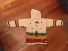 CHANDAIL POUR ENFANT TRICOTE A LA MAIN - Photo 5