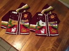 CHANDAIL POUR ENFANT TRICOTE A LA MAIN - Photo 7