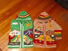 CHANDAIL POUR ENFANT TRICOTE A LA MAIN - Photo 9