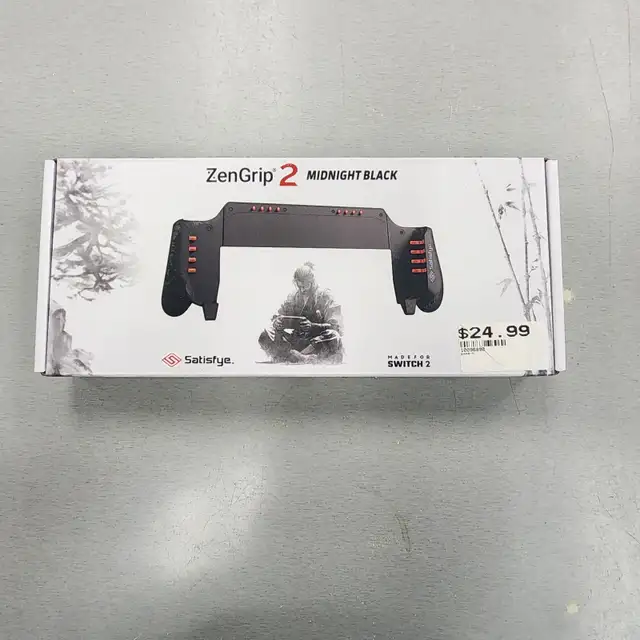 Satisfye ZenGrip 2 Midnight Black For Switch 2  - BRAND NEW
