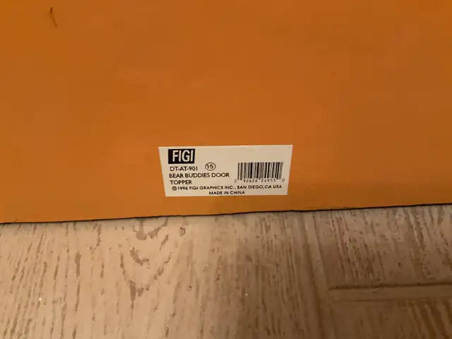 VINTAGE LARGE & HEAVY TEDDY BEAR ON ROCKING HORSE WALL  PLAQUE - Photo 3