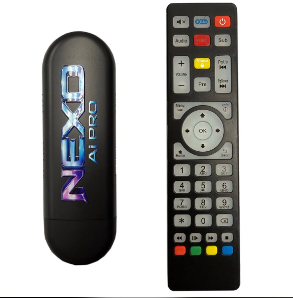 NEXO Ai Pro 4K Android TV Stick | 5G WiFi | Bluetooth | Plug & P