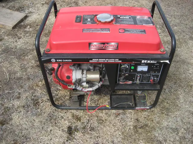 King 6500W generator for parts