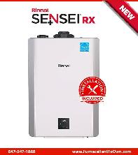 Unlimited On-Demand Hot Water w/ Rinnai Tankless Water Heater