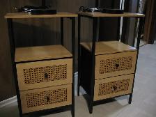 2 Bamboo End Tables, BRAND NEW, 2 Free New Lamps - Photo 4