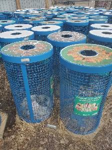 STEEL MESH RECYCLING DRUMS - Photo 2