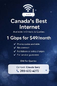 Canada Best Home Internet at $40