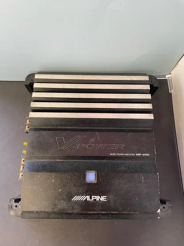 ALPINE V-POWER MONO AMPLIFIER MRP-M450