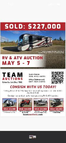 Massive Western Canada RV and ATV Auction