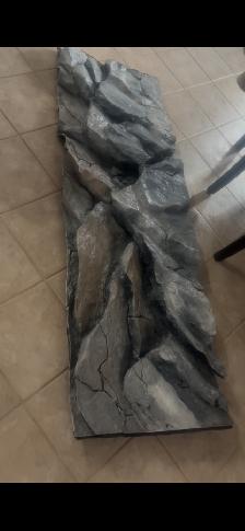 Aquarium 3-D rock background, - Photo 5