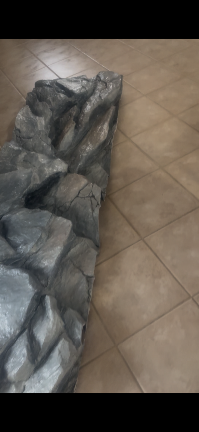 Aquarium 3-D rock background, - Photo 6