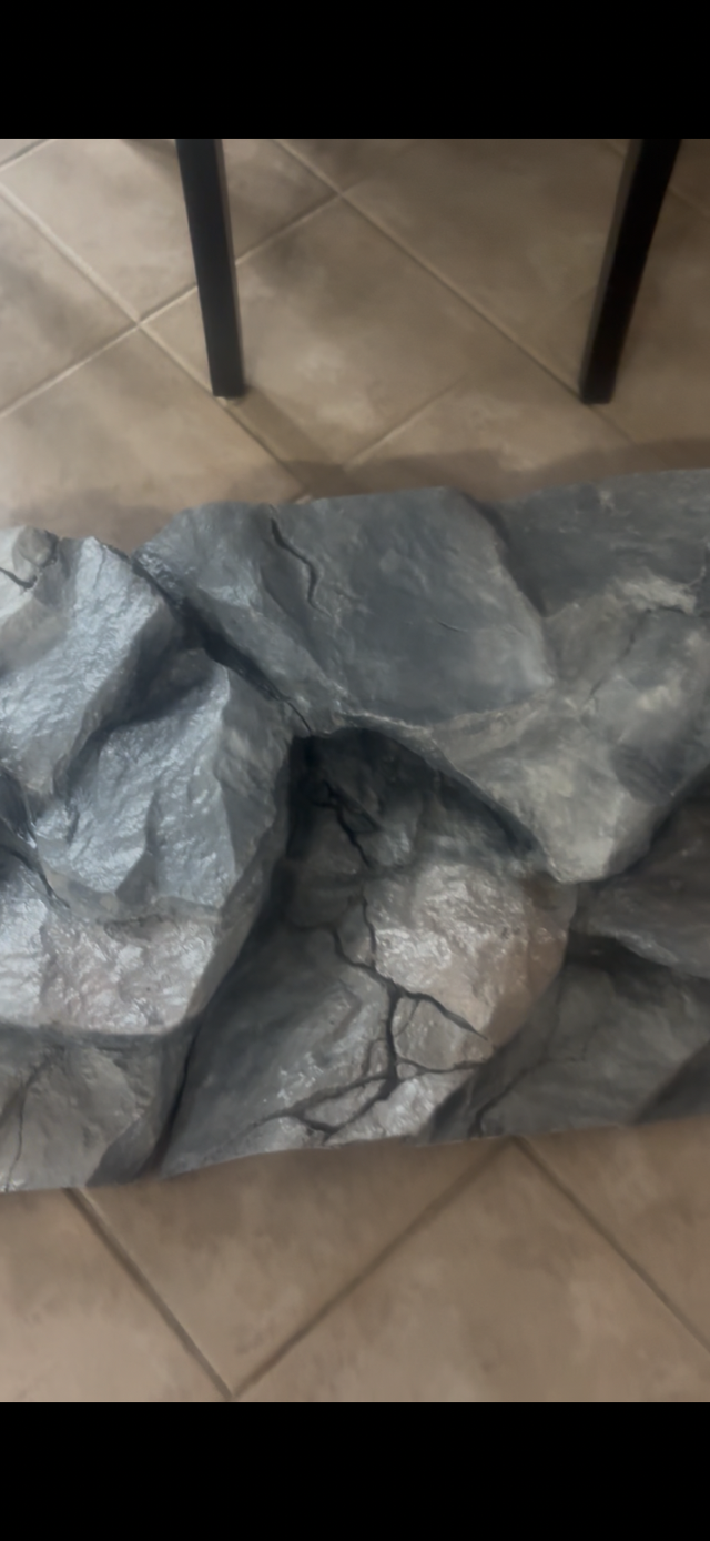 Aquarium 3-D rock background, - Photo 7