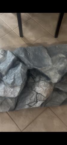 Aquarium 3-D rock background, - Photo 7