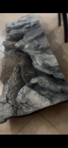 Aquarium 3-D rock background, - Photo 8