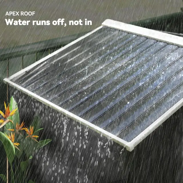 7'x 4'x 6' Garden Tool Shed Metal Storage Shed w/ Foundation Kit - Photo 7