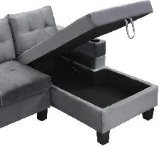 Brand New 4-Seater L-Shaped Sectional Sofa with Storage $720 - Photo 4