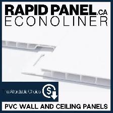 RAPID PANEL PVC wall and ceiling panels.