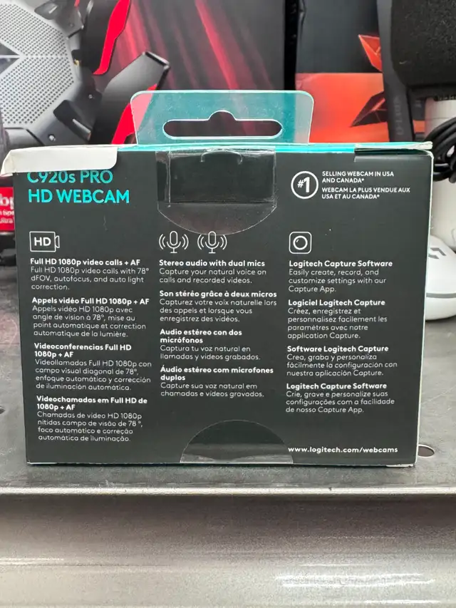 Logitech C920S HD Pro Webcam - BRAND NEW - Photo 2