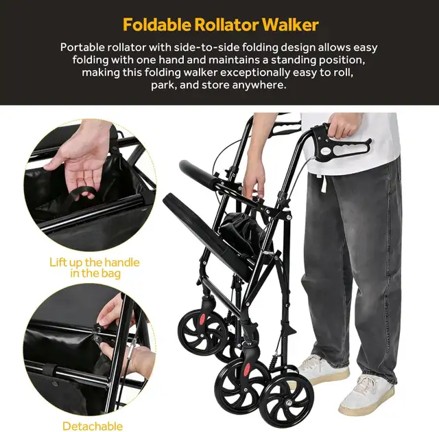 Folding Walker for seniors, GREAT DEAL, new 2 weeks ago - Photo 8