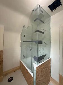 Glass shower doors