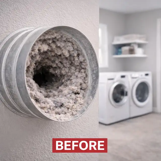 Dryer Vent Cleaning - Photo 2