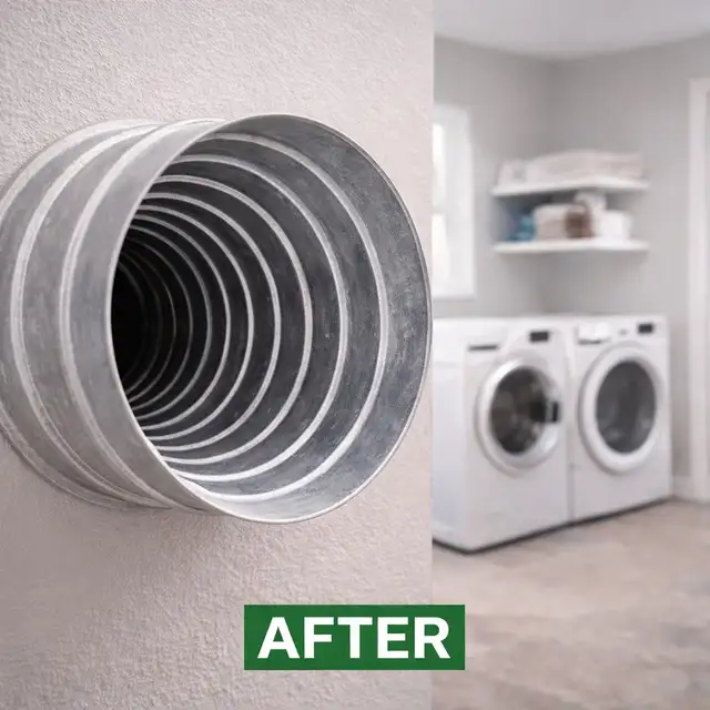 Dryer Vent Cleaning - Photo 3