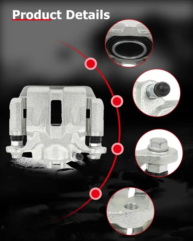 (NEW) Rear Brake Calipers Left   Right Honda Odyssey 2005-2010 - Photo 8