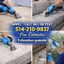 nettoyage cleaning tapis sofas vitres windows carpets