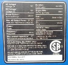 Hyundai Inverter Generator 2200/2000 Watt 125cc - Photo 6