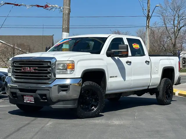 2015 GMC SIERRA 2500HD CREW CAB 4X4 6.0L V8 CERTIFIED