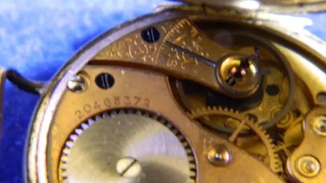 Rare WW1 (1914-1918) Montre de Tranché Waltham Sterling Original - Photo 2