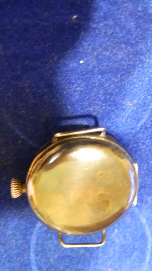 Rare WW1 (1914-1918) Montre de Tranché Waltham Sterling Original - Photo 4