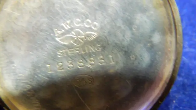 Rare WW1 (1914-1918) Montre de Tranché Waltham Sterling Original - Photo 5